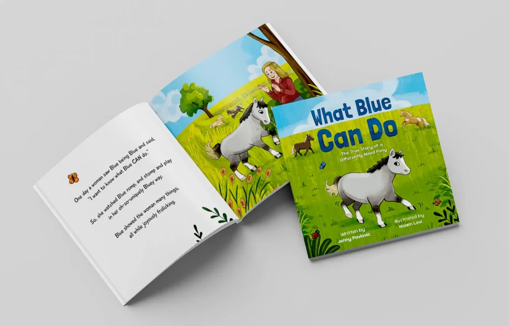 What Blue Can Do By Jenny Pavlovic. Illustrated by Noam Levi - Freelance Children's Book Illustrator