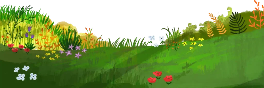 Kidlit illustration of nature