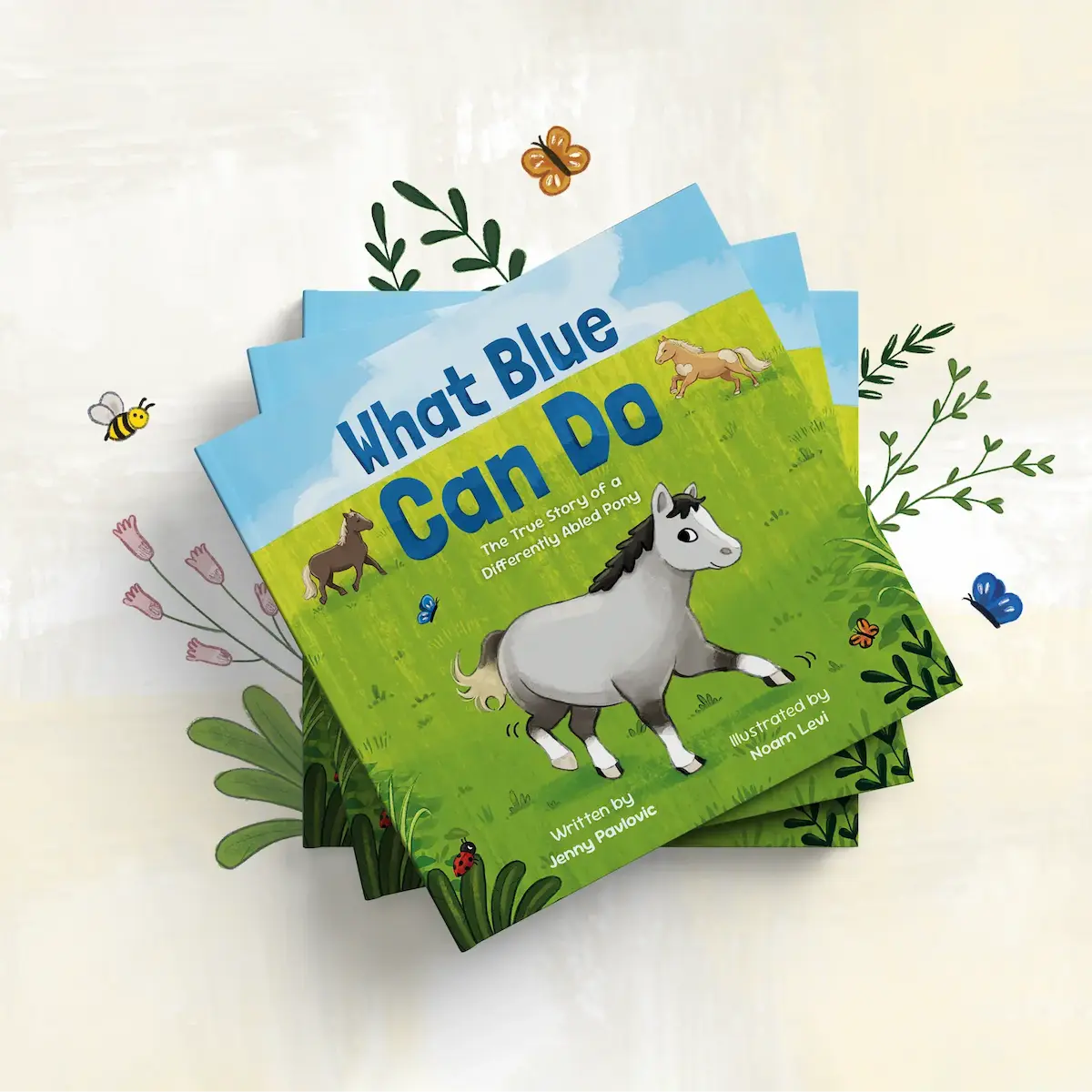 What Blue Can Do by Jenny Pavlovic - Children's books illustrated by Noam Levi