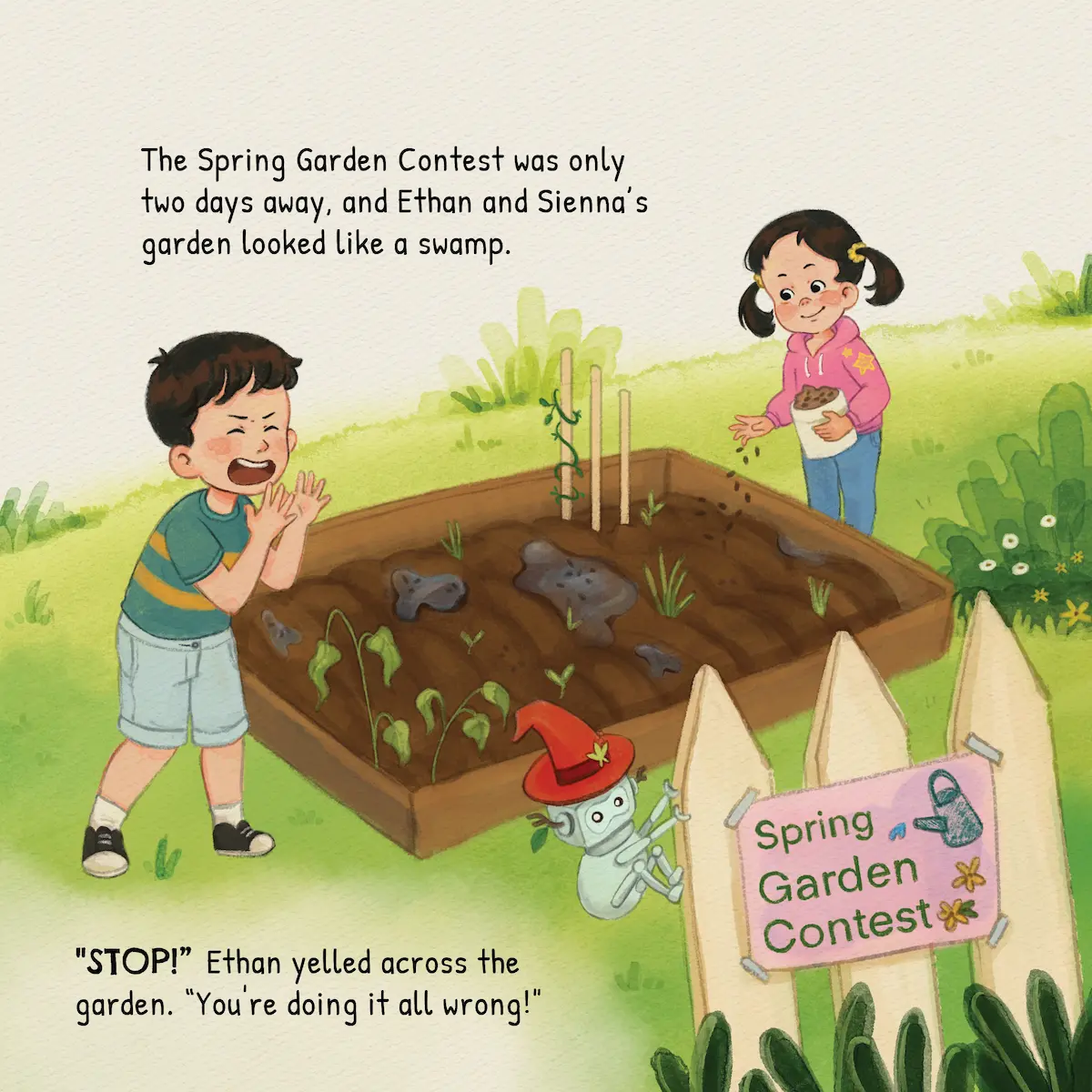 A Bug In Your Sandwich by Mamta Nanavati page 1 illustrated by Noam Levi